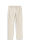 Straight-Leg Co-Linn Drawstring Trousers Cream