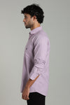 High Quality Cotton Shirt Purple