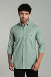 High Quality Cotton Shirt Mint Green