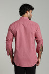 High Quality Cotton Shirt Dusty Pink