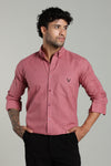 High Quality Cotton Shirt Dusty Pink
