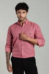 High Quality Cotton Shirt Dusty Pink