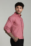 High Quality Cotton Shirt Dusty Pink