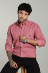 High Quality Cotton Shirt Dusty Pink