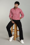 High Quality Cotton Shirt Dusty Pink