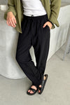Straight-Leg Co-Linn Drawstring Trousers