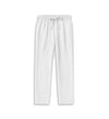 Straight-Leg Co-Linn Drawstring Trousers White