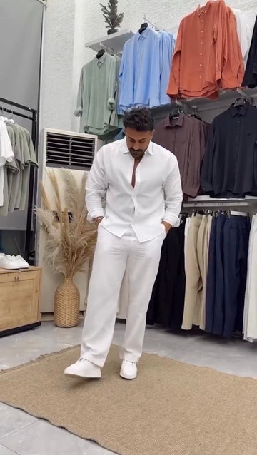 Pure Weave Soft Comfort Cord Set White