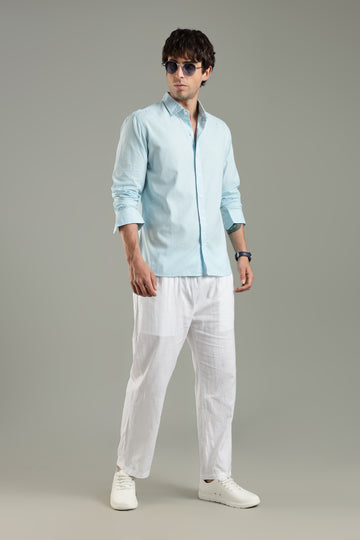 The Imperial Crown Relaxed Fit Set Sky & White