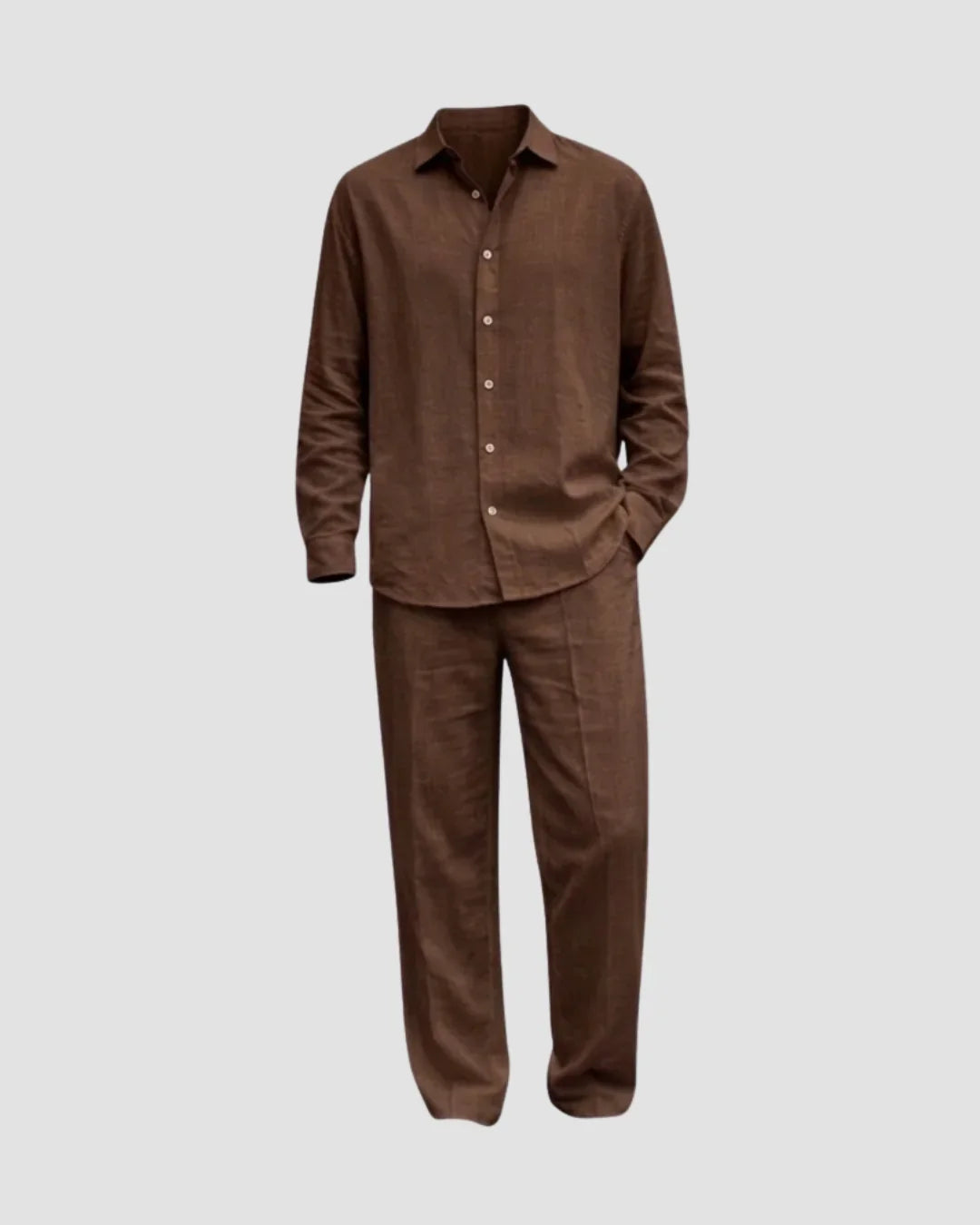 Imperial Linen Top & Bottom Set - Luxury Meets Style
