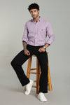 High Quality Cotton Shirt Purple