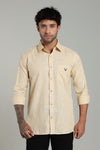 High Quality Cotton Shirt Beige