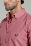 High Quality Cotton Shirt Dusty Pink