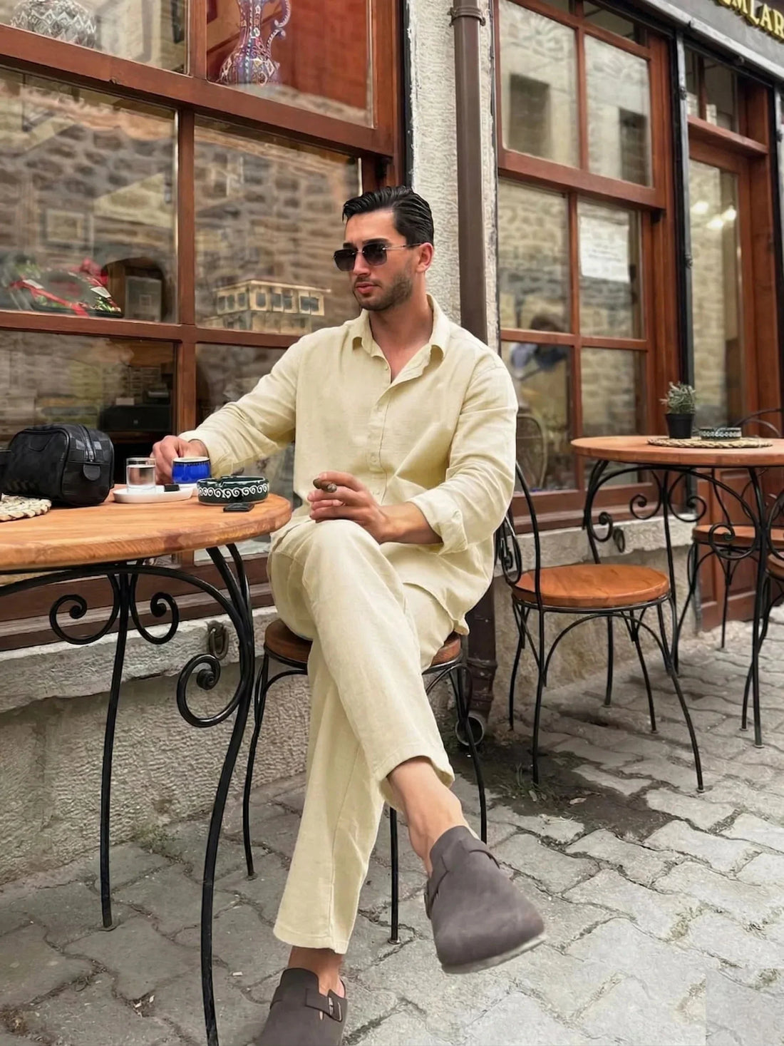 Riviera Leisure Linen Co-Ord Set