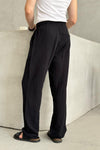 Straight-Leg Co-Linn Drawstring Trousers
