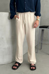 Straight-Leg Co-Linn Drawstring Trousers