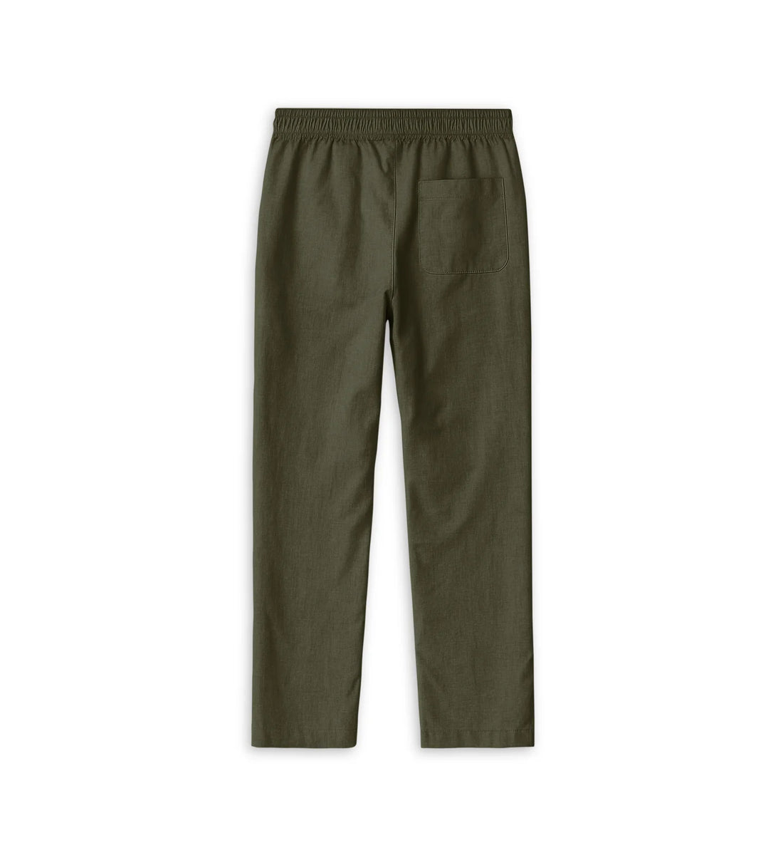 Straight-Leg Co-Linn Drawstring Trousers Olive