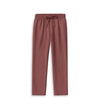 Straight-Leg Co-Linn Drawstring Trousers Brown