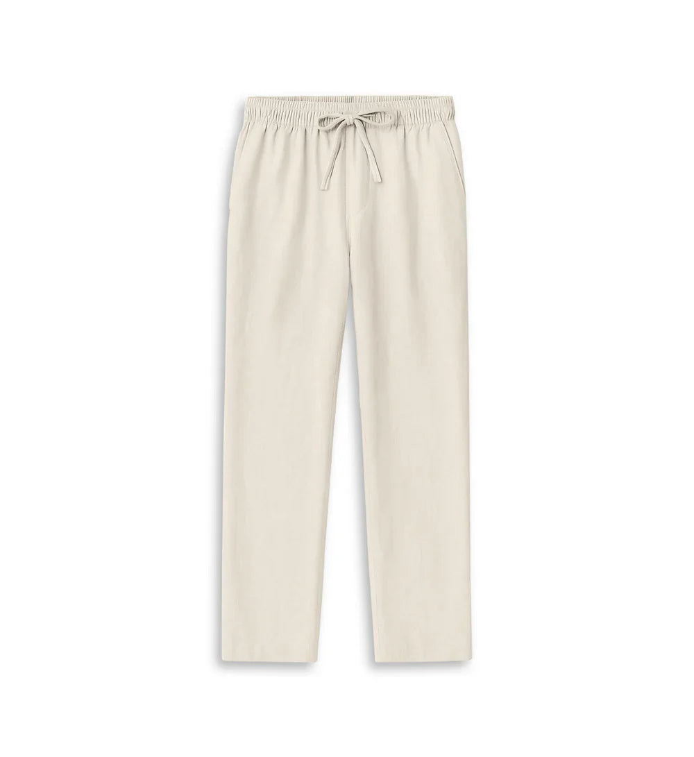 Straight-Leg Co-Linn Drawstring Trousers
