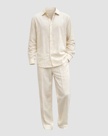 Imperial Linen Top & Bottom Set - Luxury Meets Style
