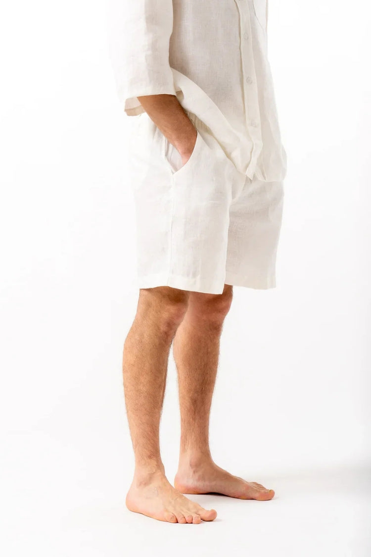 Tide Relax Fit Set Shorts White